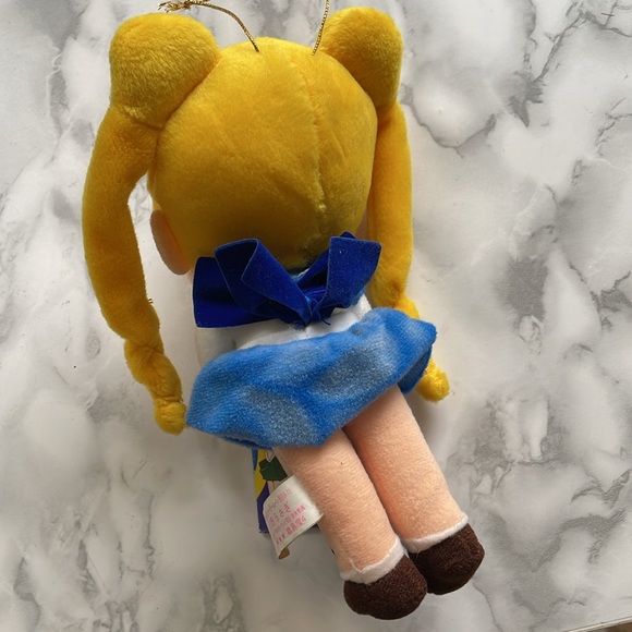 Vintage Sailor Moon Serena plush doll - AS IS Condition See photos - Picture 7 of 10